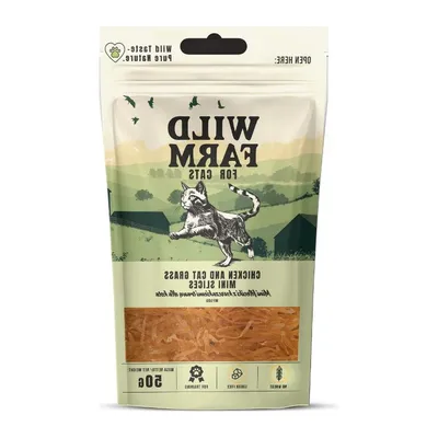 Przysmak Dla Kota Fileciki Mięsne Kurczak Trawa ZOOJOY 50 g Naturalne