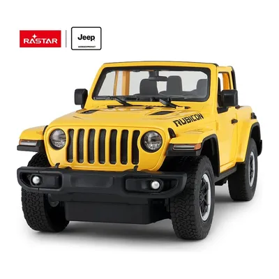 JEEP Wrangler Jl Zdalnie Sterowany 1:14 Samochód TUM-TUM - Żółty