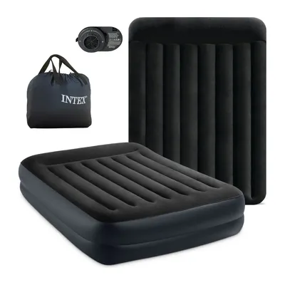 Materac Dmuchany Dwuosobowy Z Pompką INTEX 64124ND 152 x 203 x 42 cm