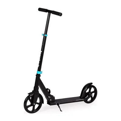 Duża Składana Hulajnoga Aluminiowa Czarno Niebieska TUM-TUM 95 Do 105 cm