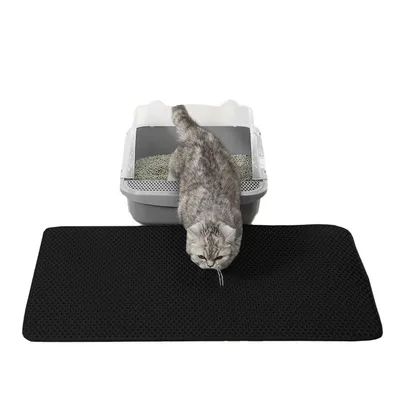 Mata Pod Kuwetę 60x45cm - Czarna ZOOJOY