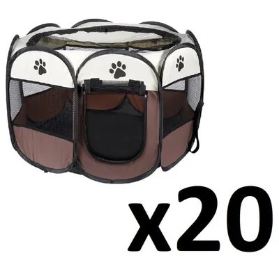 Kojec Dla Psa/Kota 74x74x43cm - Brązowy ZOOJOY 20 szt