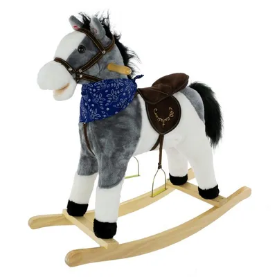 Konik Dla Dzieci TM094 Grey EUROBABY