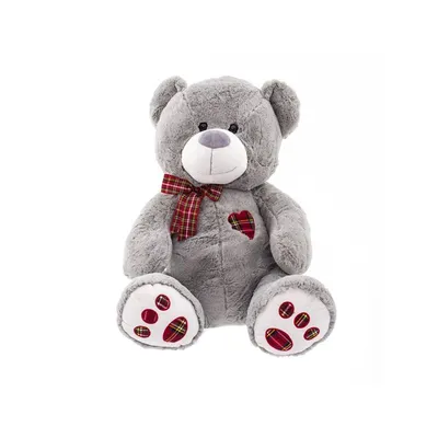 Miś Plusz DN15-0013-50 Grey EUROBABY ZABAWKI