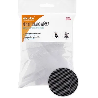 Moskitiera Do Wózka AKUKU - Biała