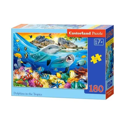 Puzzle 180 el. Dolphins Tropic