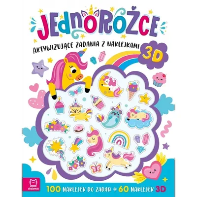 Jednorożce Zadania Naklejki 3D
