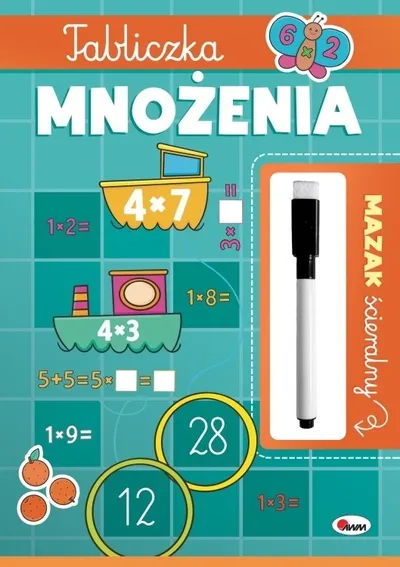 Mazak Ścieralny Tabliczka Mnoż