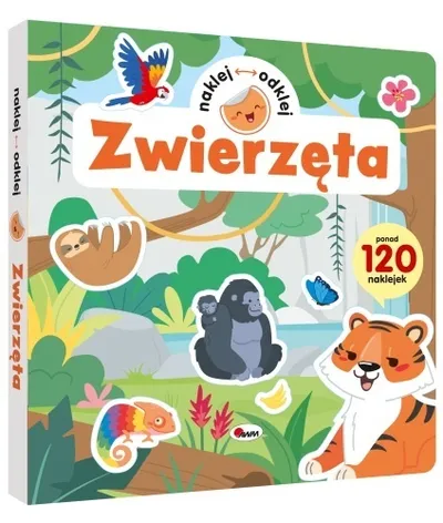 Naklej Odklej Zwierzęta