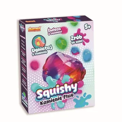 Squishy Kamienne Fluo