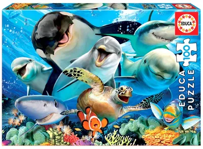 Puzzle 100 Podwodne Selfie