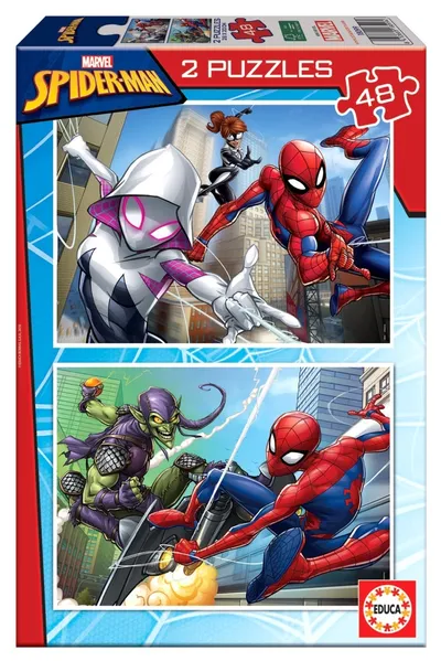 Puzzle 2x48 Spiderman