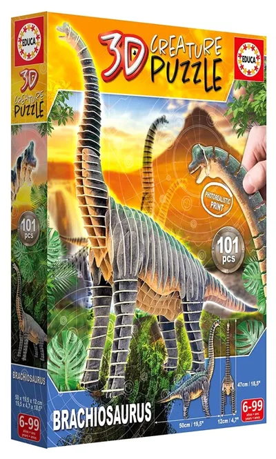 Puzzle 3D 101 Brachiozaur