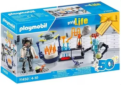 Naukowiec Z Robotami