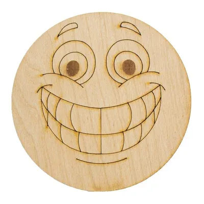 Ozd. Drewniana Emotka 1 ECODECO
