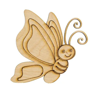 Ozd. Drewniana Motyl 2 ECODECO