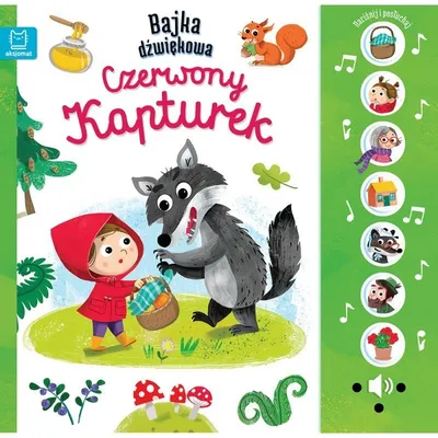 Bajka Dźwięk Kapturek AKSJOMAT - Czerwony