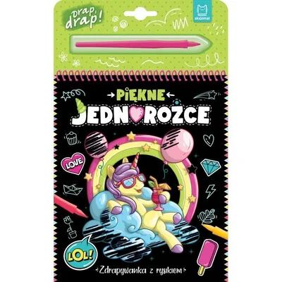 Piękne Jednorożce Zdrap.z Rys. AKSJOMAT