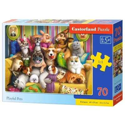 Puzzle 70 Playful Pets CASTOR