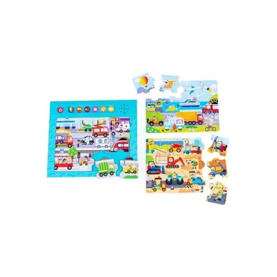 Puzzle Dźwięki Wokół Pojazdy DUMEL