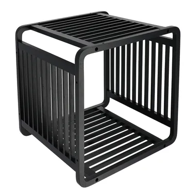 Półka Modułowa Cube Black Bambusowa