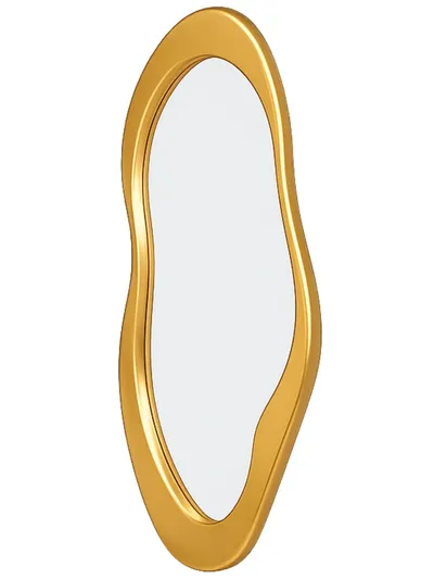 Nowoczesne Lustro 120 cm - Złote