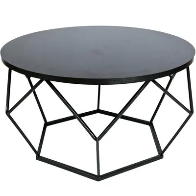 Stolik Kawowy Diamond 70 cm Czarny