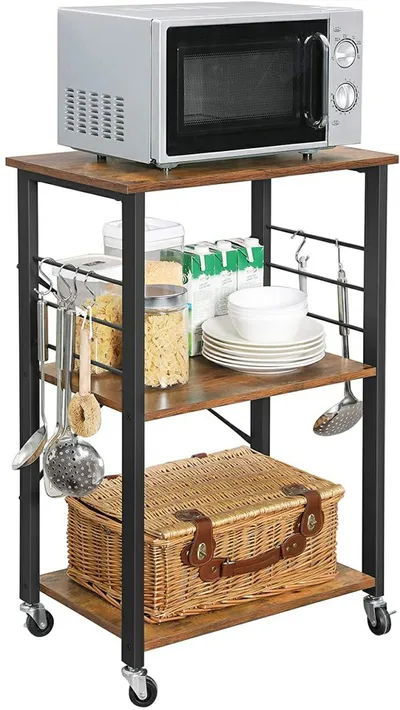 Stolik Pomocniczy Mobilny Kuchenny LOFT