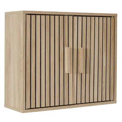 Wisząca Szafka LINEA 60x50 cm Lamelowy