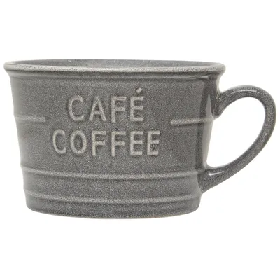 Filiżanka Śniadaniowa Coffee 260 ml - Szara