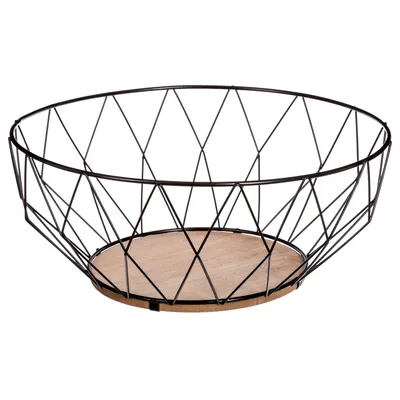 Metalowy Kosz Na Owoce Diamond 28 cm