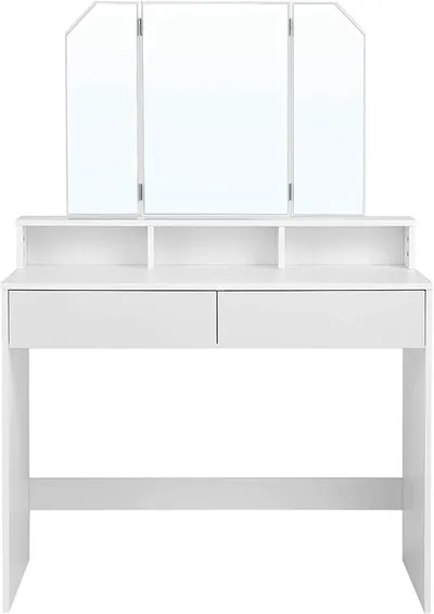 Toaletka Z Trójdzielnym Lustrem 100 cm