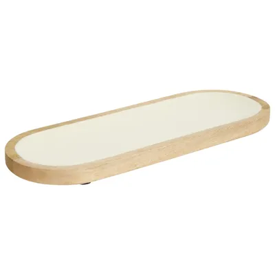 Talerz Do Serwowania Inaya Mango 40x15 cm - Biały
