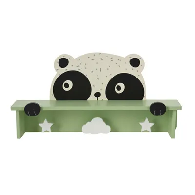 Półka Ścienna Z 3 Haczykami Panda