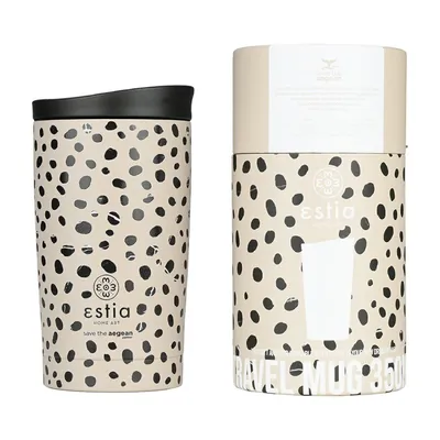 Kubek Termiczny 350 ml Leopard Taupe