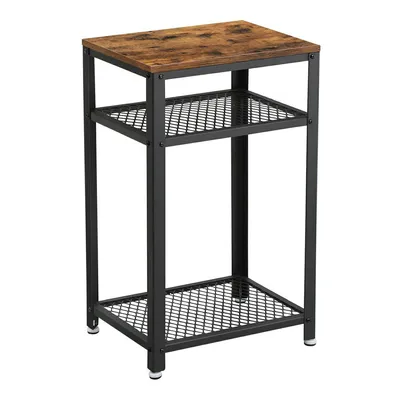 Stolik Półka Rustykalna LOFT 75cm - Czarna