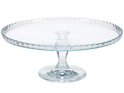 Patera Szklana Na Nóżce 32 cm