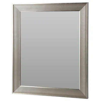 Lustro W Ozdobnej Ramie 50x60 cm - Srebrne