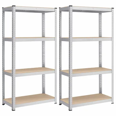 Regały Magazynowe Zestaw 2 szt. 160 cm