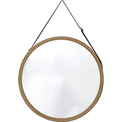 Wiszące Lustro Okrągłe 38 cm Amora