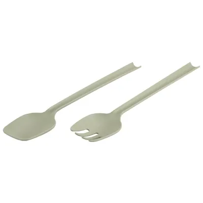 Zestaw Sztućców Do Sałatek 29 cm - Zielony