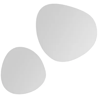 Lustro Ścienne 2 szt. 40 cm Pebble