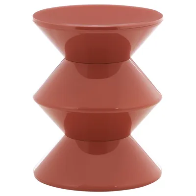 Minimalistyczny Stolik FLAME - Czerwony