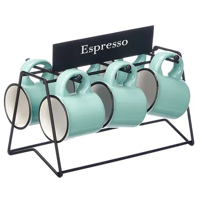 Zestaw Filiżanek Do Espresso 100 ml Mięt