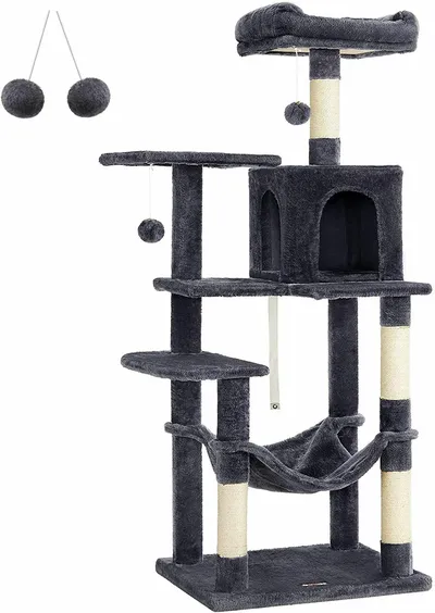 Drapak Wieża Dla Kota Dymny 143 cm - Szary