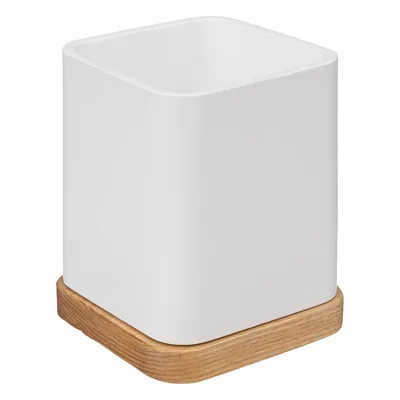 Kubek Na Szczoteczki Natureo White