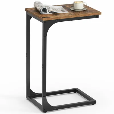 Stolik Pomocniczy Rustykalny Brąz Loft