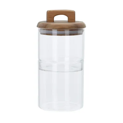 Pojemnik Szklany 2-POZIOMOWY 2 x 600ml