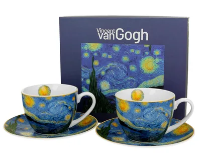 Zestaw 2 Filiżanek Van Gogh Starry Night