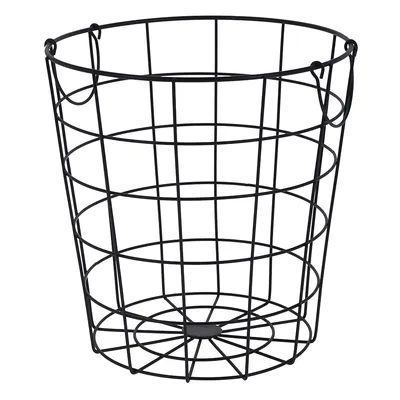Kosz Metalowy Druciak 29 cm - Czarny